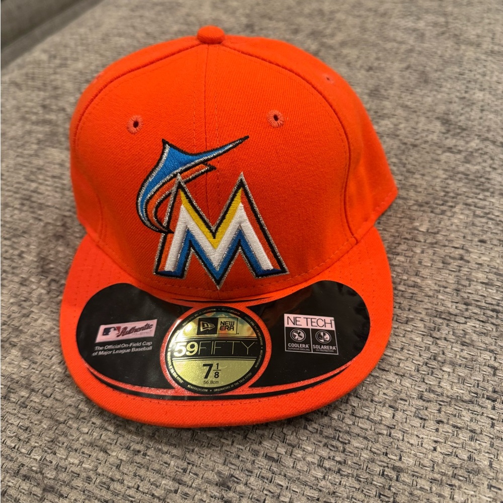 Orange Miami Marlins 59FIFTY Cap